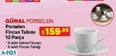 GÜRAL PORSELEN PORSELEN FİNCAN TAKIMI GÜRAL PORSELEN PORSELEN FİNCAN TAKIMI